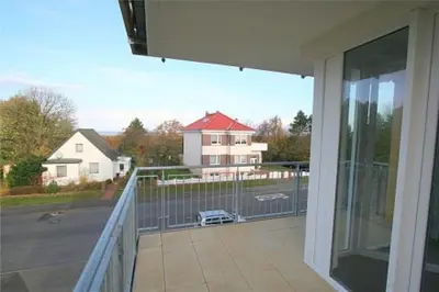 Das Gebäude in dem sich die Ferienwohnung befindet