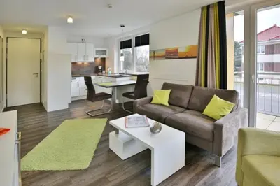 TV/Unterhaltungsangebot in der Unterkunft Duhner Strandhus, S101