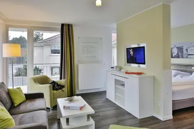 TV/Unterhaltungsangebot in der Unterkunft Duhner Strandhus, S101