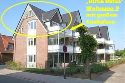 Das Gebäude in dem sich die Ferienwohnung befindet