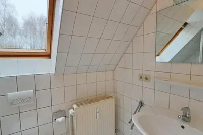 Ein Badezimmer in der Unterkunft Stranddüne, D24