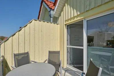 Ein Balkon oder eine Terrasse in der Unterkunft Grooten Steen, GS6