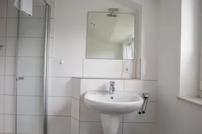 Ein Badezimmer in der Unterkunft Ferienhaus 