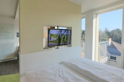TV/Unterhaltungsangebot in der Unterkunft Duhner Strandhus, S303