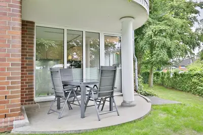 Ein Garten an der Unterkunft Hohe Worth, H12