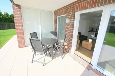 Ein Patio oder anderer Außenbereich in der Unterkunft Dunamar, DM1
