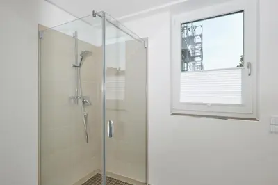 Ein Badezimmer in der Unterkunft Nordstrand, N301a