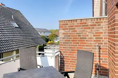 Ein Balkon oder eine Terrasse in der Unterkunft Bernstein, BS6