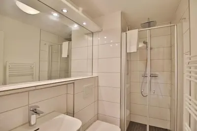 Ein Badezimmer in der Unterkunft Stranddüne, D20