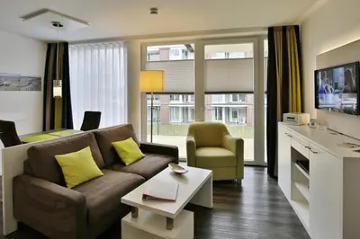 TV/Unterhaltungsangebot in der Unterkunft Duhner Strandhus, S112
