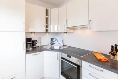 Küche/Küchenzeile in der Unterkunft Dunamar, DM8