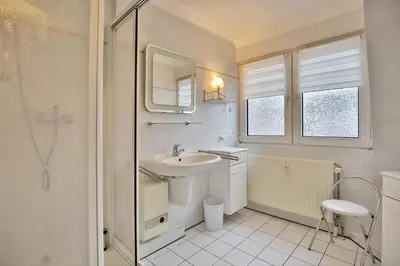 Ein Badezimmer in der Unterkunft Seemöwe, SM12