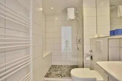Ein Badezimmer in der Unterkunft Seemöwe, SM14
