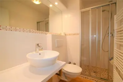 Ein Badezimmer in der Unterkunft Stranddüne, D19