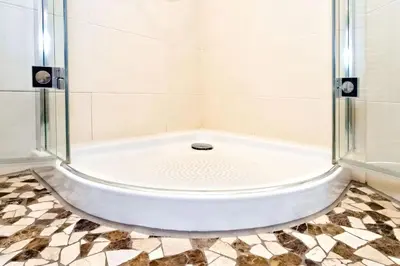 Ein Badezimmer in der Unterkunft Residenz am Yachthafen, RY17