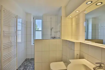 Ein Badezimmer in der Unterkunft Hohe Worth, H301