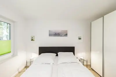 Ein Bett oder Betten in einem Zimmer der Unterkunft Admiralsgarten, AG5s