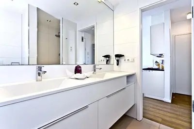 Ein Badezimmer in der Unterkunft Alte Liebe, RA307