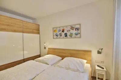 Ein Bett oder Betten in einem Zimmer der Unterkunft Ruge Bries, RB5