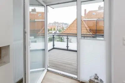 Ein Balkon oder eine Terrasse in der Unterkunft Admiralsgarten, AG1b