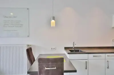 Küche/Küchenzeile in der Unterkunft Duhner Strandhus, S304