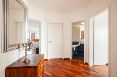 Küche/Küchenzeile in der Unterkunft Residenz am Yachthafen, RY27