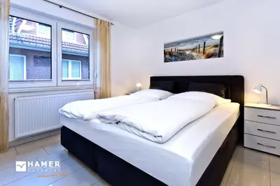 Ein Bett oder Betten in einem Zimmer der Unterkunft Ruge Bries, RB1