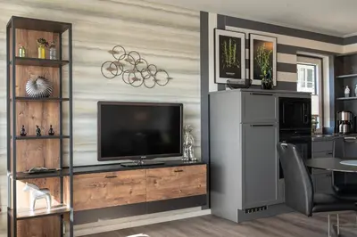 TV/Unterhaltungsangebot in der Unterkunft Apartment Deichblick