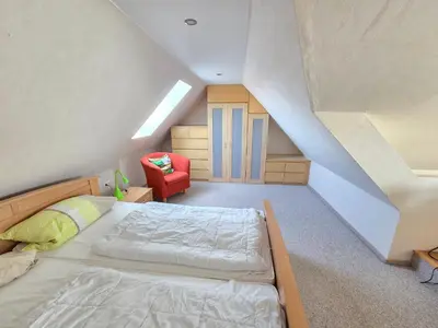 Ein Bett oder Betten in einem Zimmer der Unterkunft Hamburger Straße 20 Wohnung 11 Lichtanker