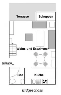 Grundriss der Unterkunft Leuchtfeuer