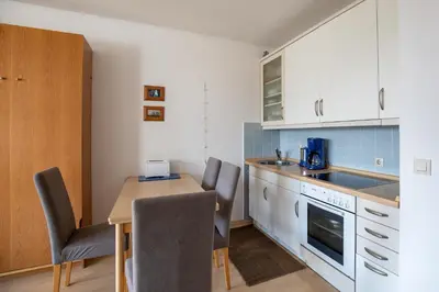 Küche/Küchenzeile in der Unterkunft Haus Baltic, Whg 25