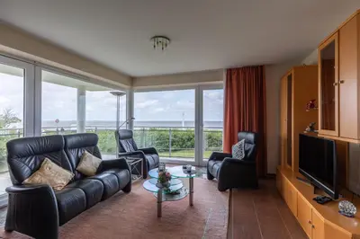 TV/Unterhaltungsangebot in der Unterkunft Strandpalais, Whg 1