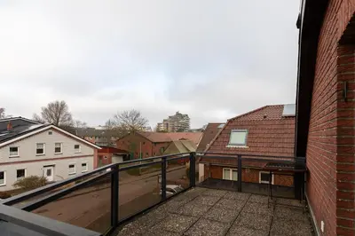 Das Gebäude in dem sich die Ferienwohnung befindet