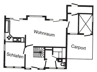 Grundriss der Unterkunft Holiday home with 4 bedrooms