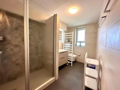 Ein Badezimmer in der Unterkunft Ferienwohnung De Klüver