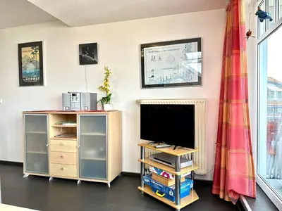 TV/Unterhaltungsangebot in der Unterkunft Ferienwohnung Suite de Svaan