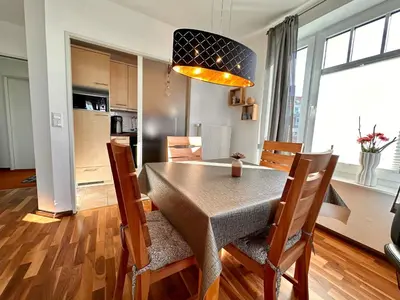 Küche/Küchenzeile in der Unterkunft Ferienwohnung De Drückdaal