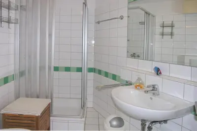 Ein Badezimmer in der Unterkunft Ferienwohnung De Keef
