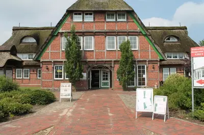 Das Gebäude in dem sich die Ferienwohnung befindet