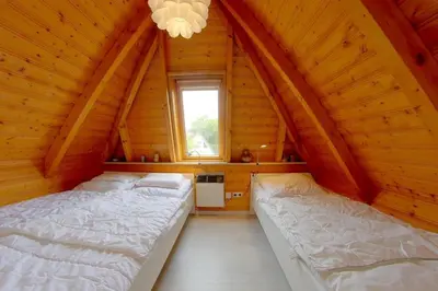 Ein Bett oder Betten in einem Zimmer der Unterkunft SV2 Knechtsand 18