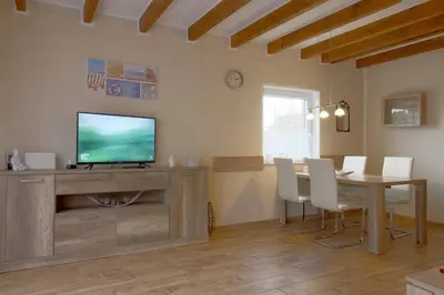 TV/Unterhaltungsangebot in der Unterkunft Ferienhaus 