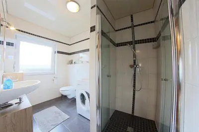 Ein Badezimmer in der Unterkunft Ferienhaus 