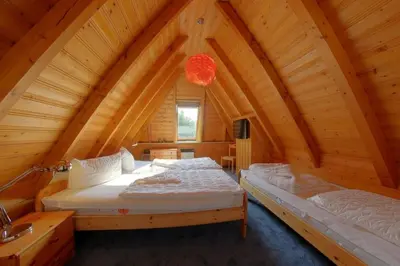 Ein Bett oder Betten in einem Zimmer der Unterkunft SV2 Knechtsand 12