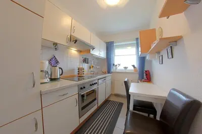 Küche/Küchenzeile in der Unterkunft MU32a Terrassenwohnung