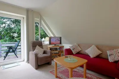 Ein Sitzbereich in der Unterkunft SI30-h FeWo Delphin