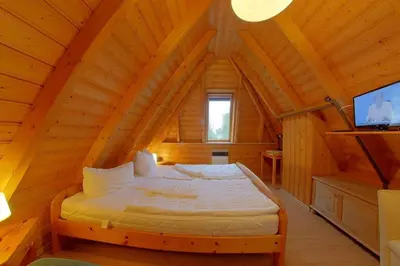 Ein Bett oder Betten in einem Zimmer der Unterkunft SV2 Eversand 6
