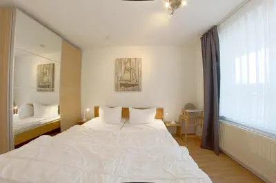 Ein Bett oder Betten in einem Zimmer der Unterkunft KW44-107 De Swark