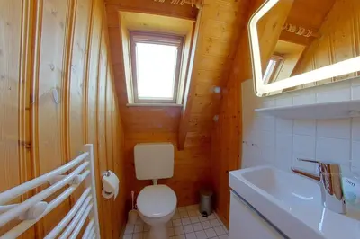 Ein Badezimmer in der Unterkunft SV3 Wittsand 28