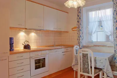 Küche/Küchenzeile in der Unterkunft MU2 Ferienhaus mit Sauna