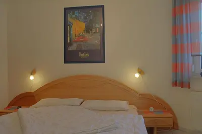 Ein Bett oder Betten in einem Zimmer der Unterkunft LT35 Bungalow Moritz
